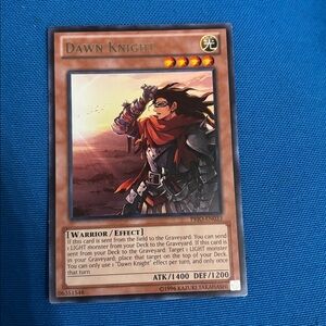 Yugioh Card Dawn Knight Light Type Monster 
1996 NWOTS